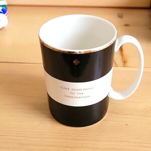 Vintage Kate Spade Lenox Mug - "Leave Something to the Imagination"